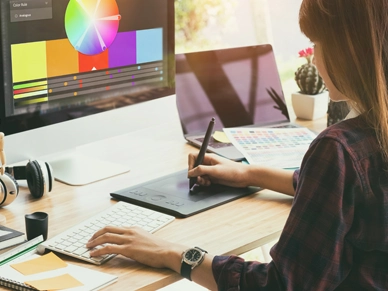 Graphic designer illustrator