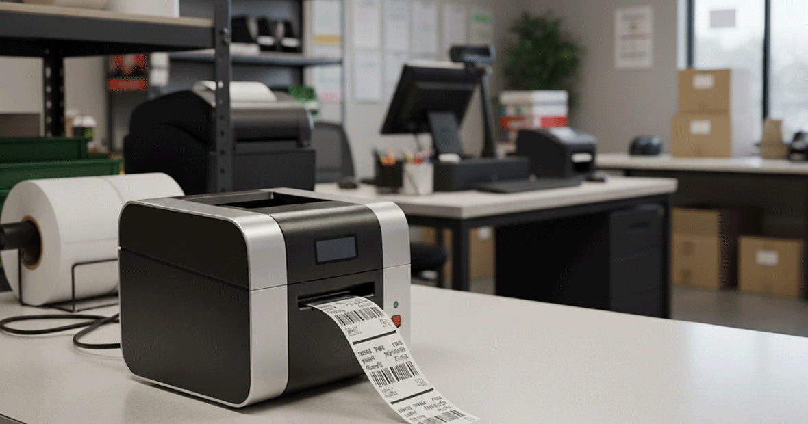 Linerless printer